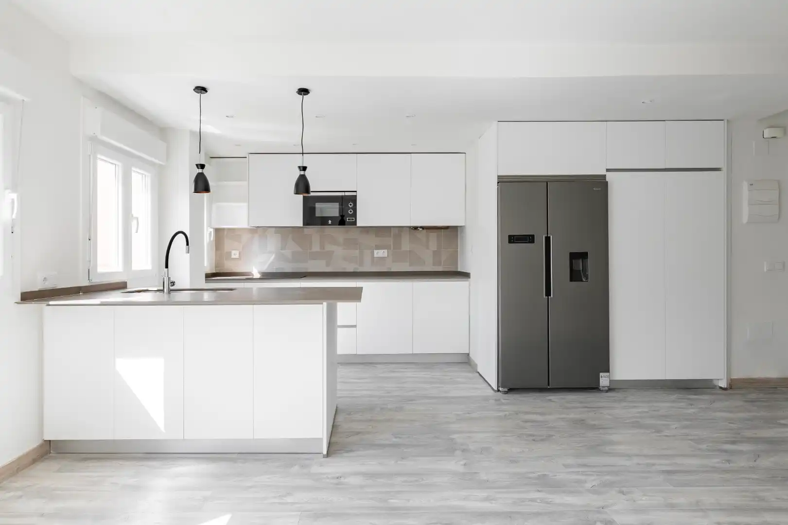 Kitchen of Flat for sale in  Madrid Capital  with Air Conditioner and Heating