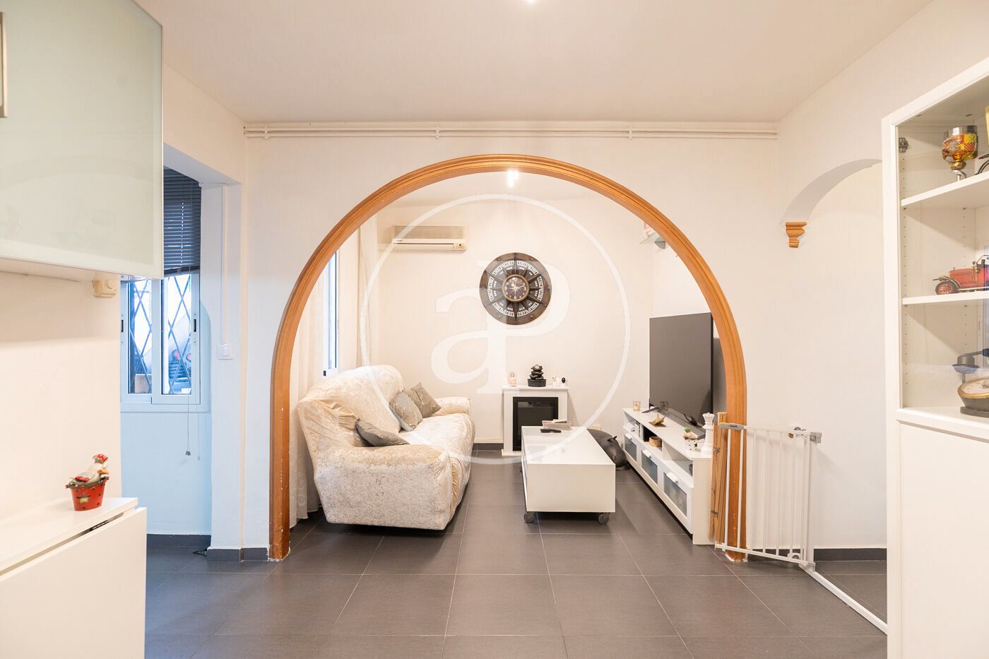 Sala d'estar de Pis en venda en  Barcelona Capital amb Aire condicionat, Calefacció i Terrassa