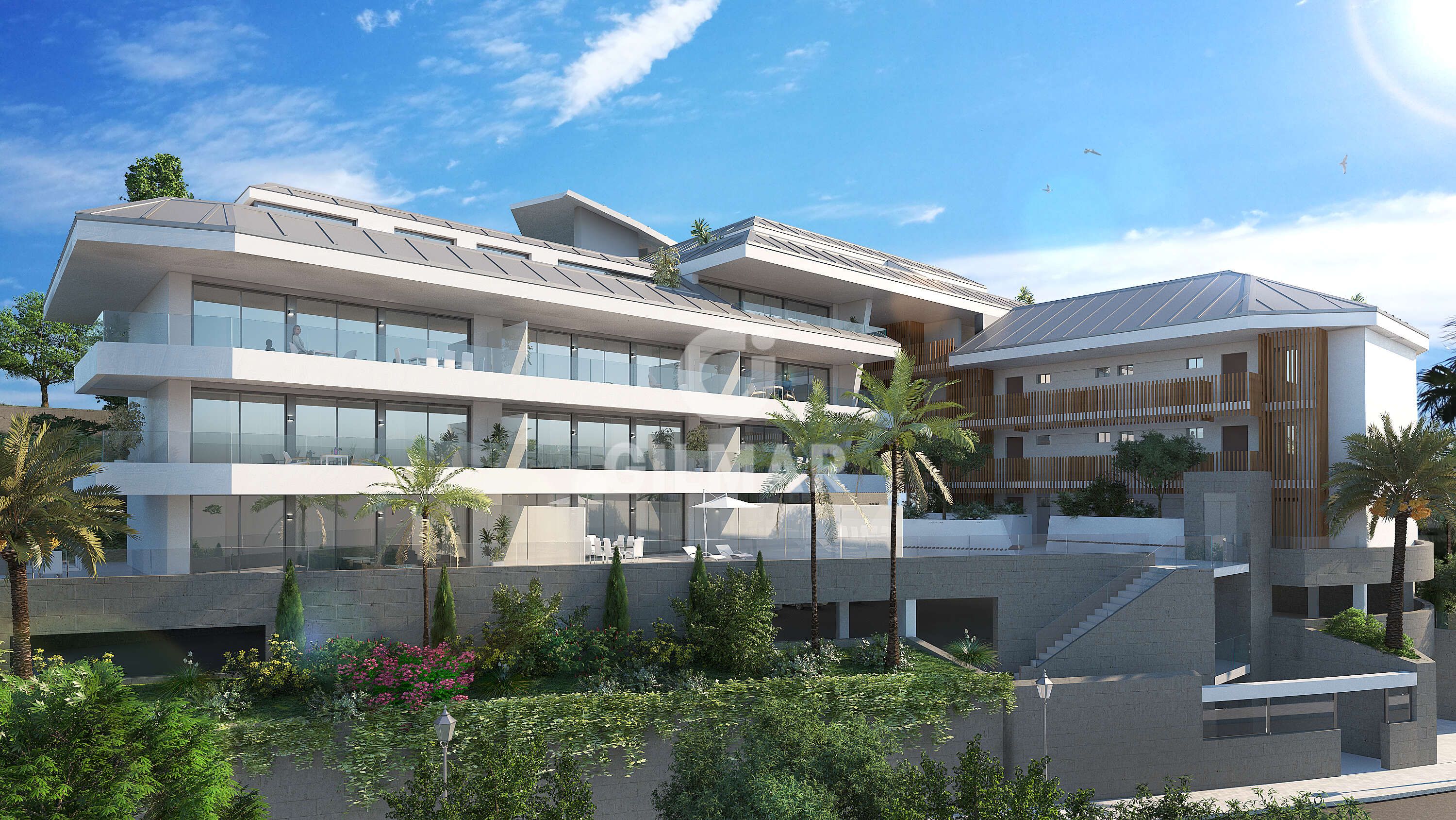 Vista exterior de Pis en venda en Fuengirola amb Calefacció, Jardí privat i Traster