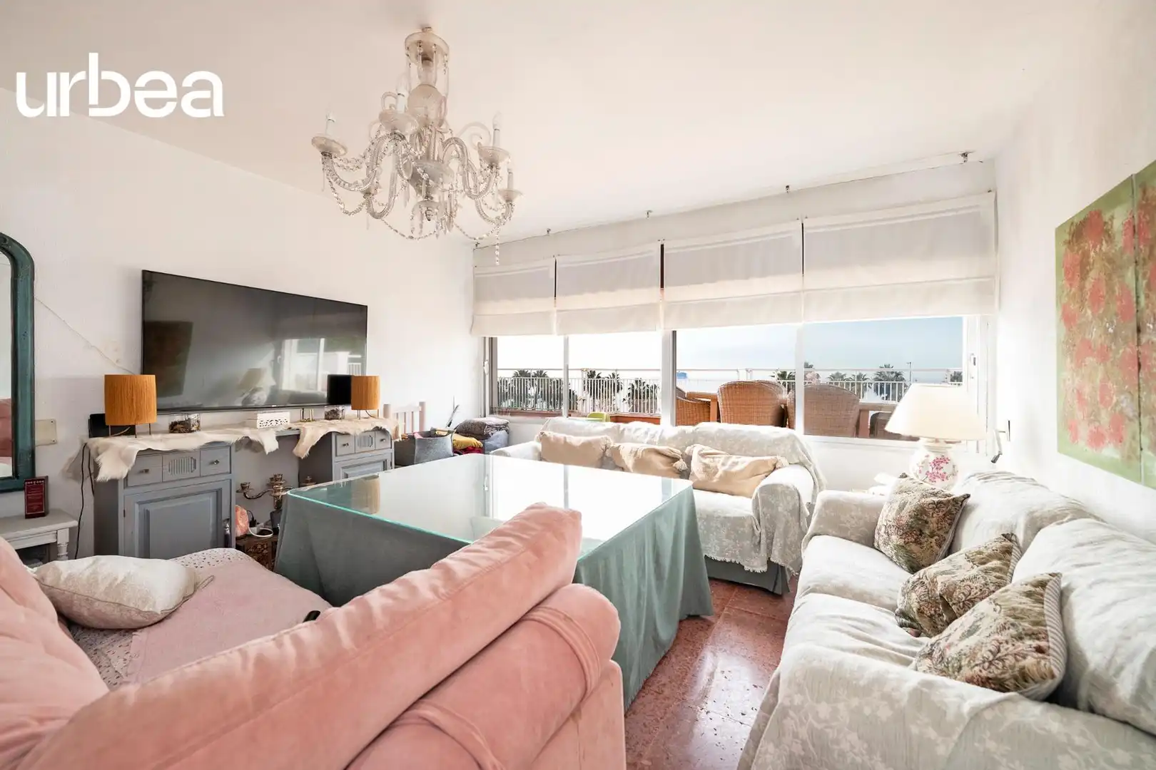 Sala de estar de Ático en venta en Málaga con Calefacción, Terraza y Balcón