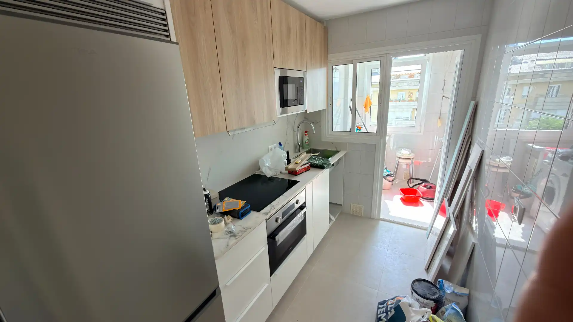 Küche von Wohnungen zur Miete in Lugo mit Heizung, Terrasse und Abstellraum