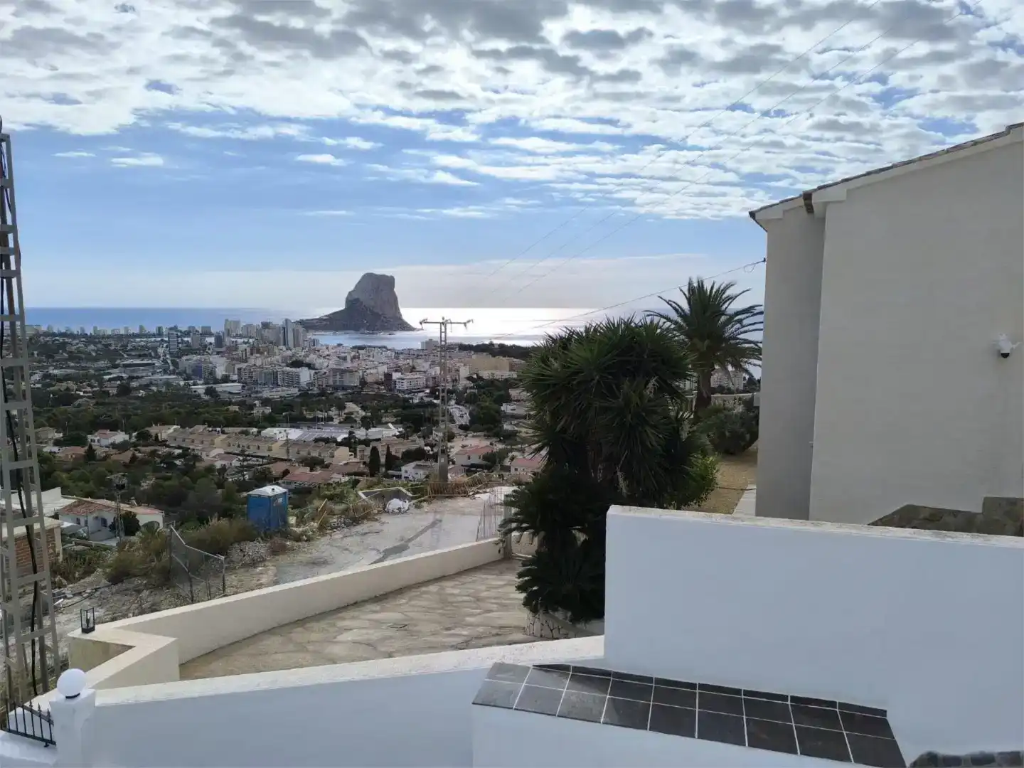 Exterior view of Flat for sale in Calpe / Calp  with Air Conditioner, Private garden and Swimming Pool