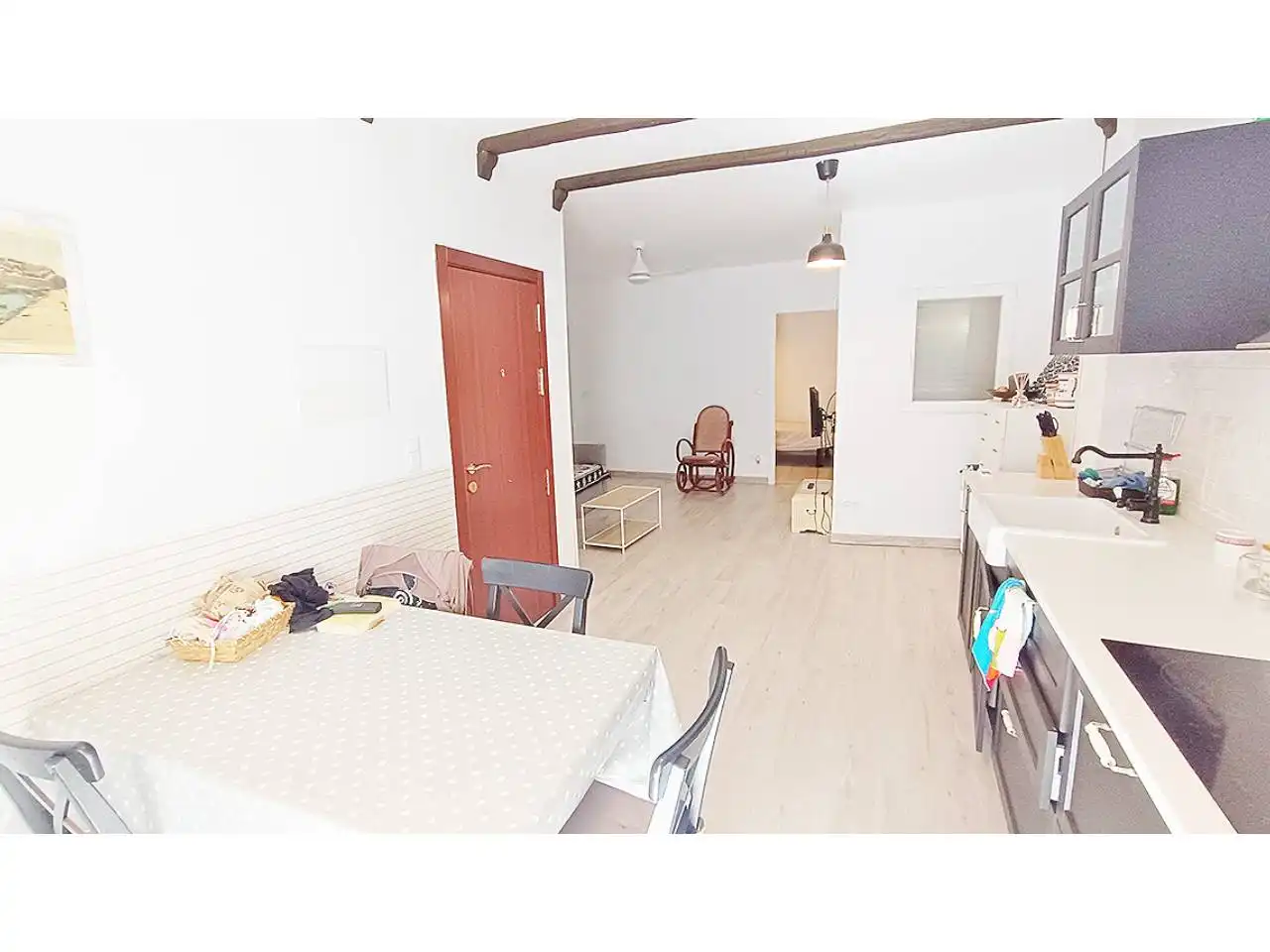 Cocina de Apartamento en venta en Peñíscola / Peníscola con Terraza, Amueblado y Balcón