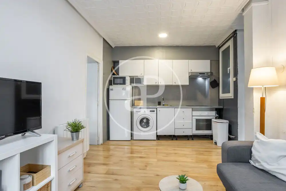 Cocina de Piso de alquiler en Valencia con Aire acondicionado, Amueblado y Balcón
