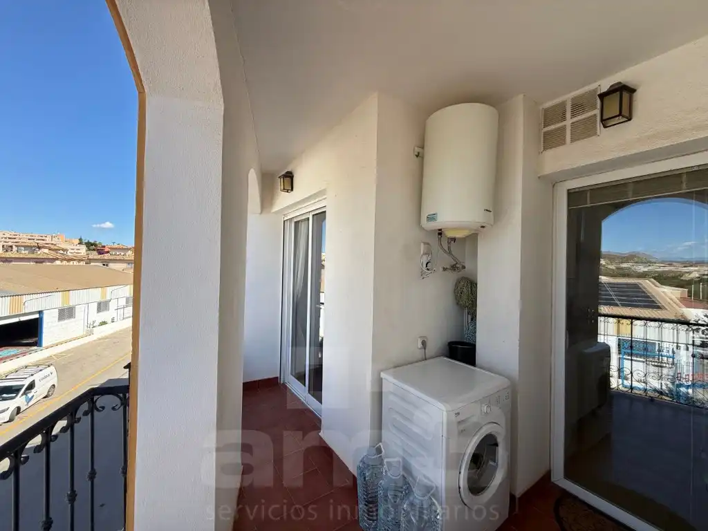 Terraza de Ático en venta en Vera con Piscina y Amueblado
