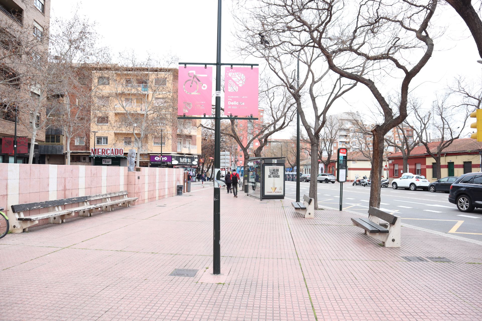 Exterior view of Flat for sale in  Zaragoza Capital  with Heating, Terrace and Furnished