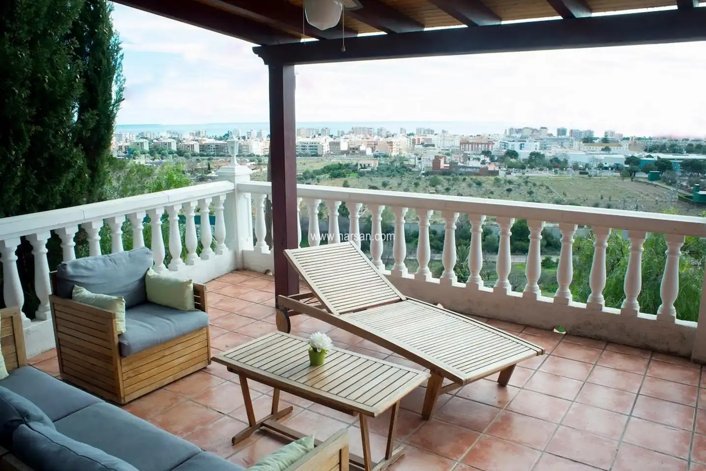 Terraza de Casa o chalet en venta en Benicasim / Benicàssim con Aire acondicionado, Calefacción y Terraza