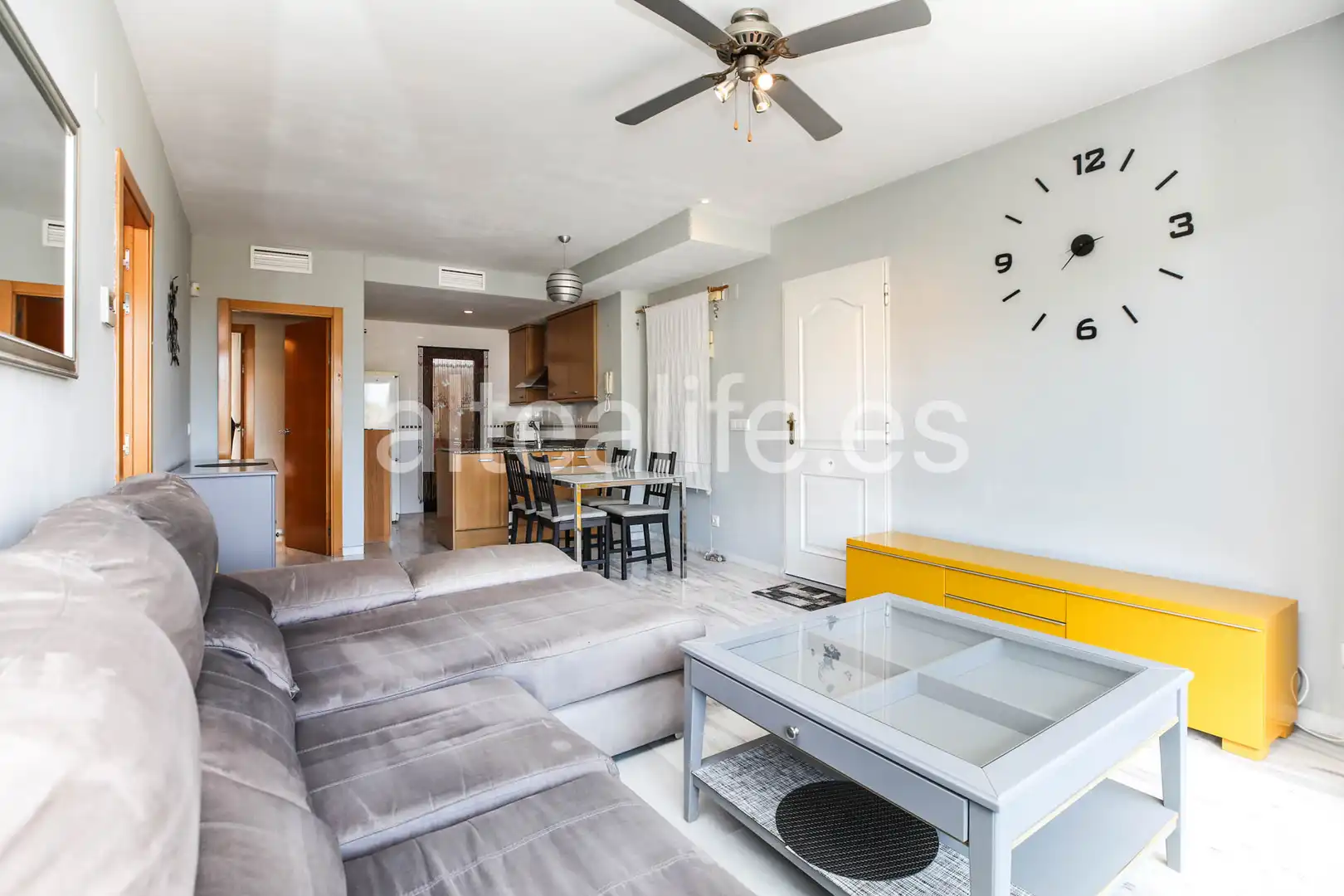 Living room of Apartments for sale in Villajoyosa / La Vila Joiosa  with Air Conditioner, Heating and Terrace