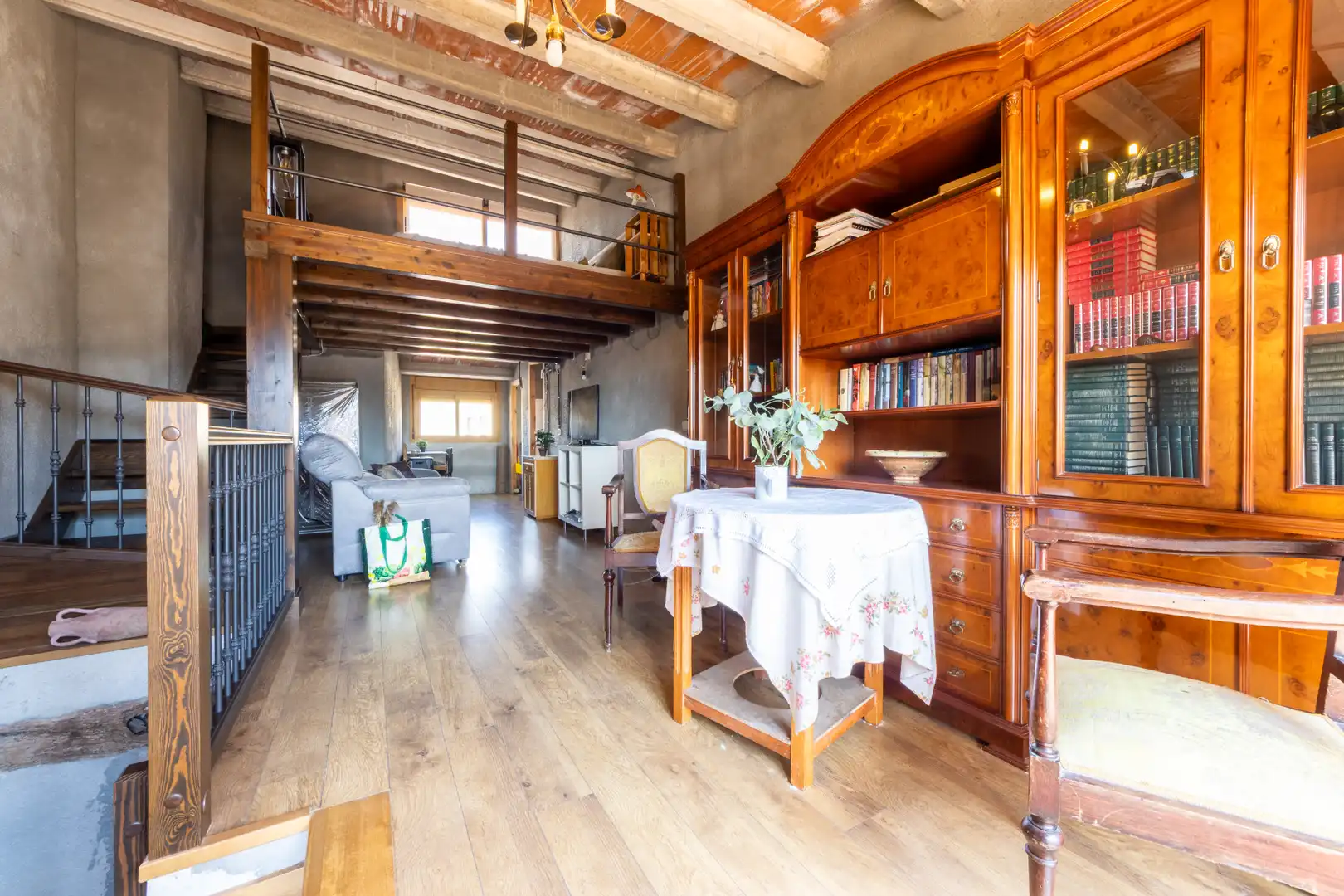 Living room of Country homes for sale in Vila-rodona  with Terrace, Furnished and Oven