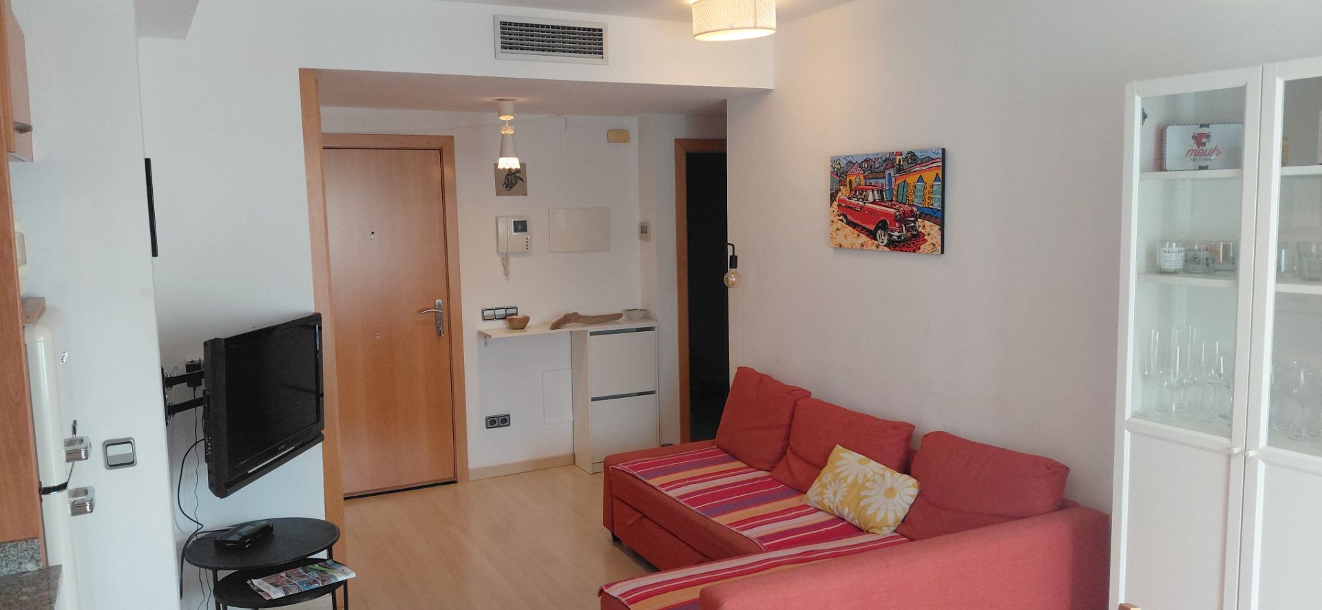 Living room of Apartment for sale in Llançà  with Air Conditioner, Heating and Terrace