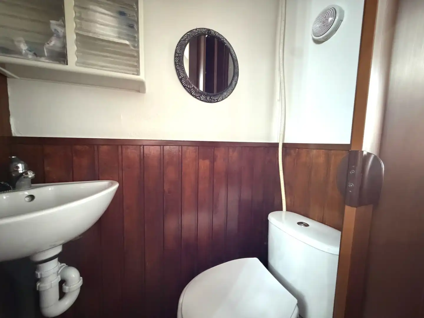 Bany de Casa o xalet en venda en Álora amb Aire condicionat, Terrassa i Moblat