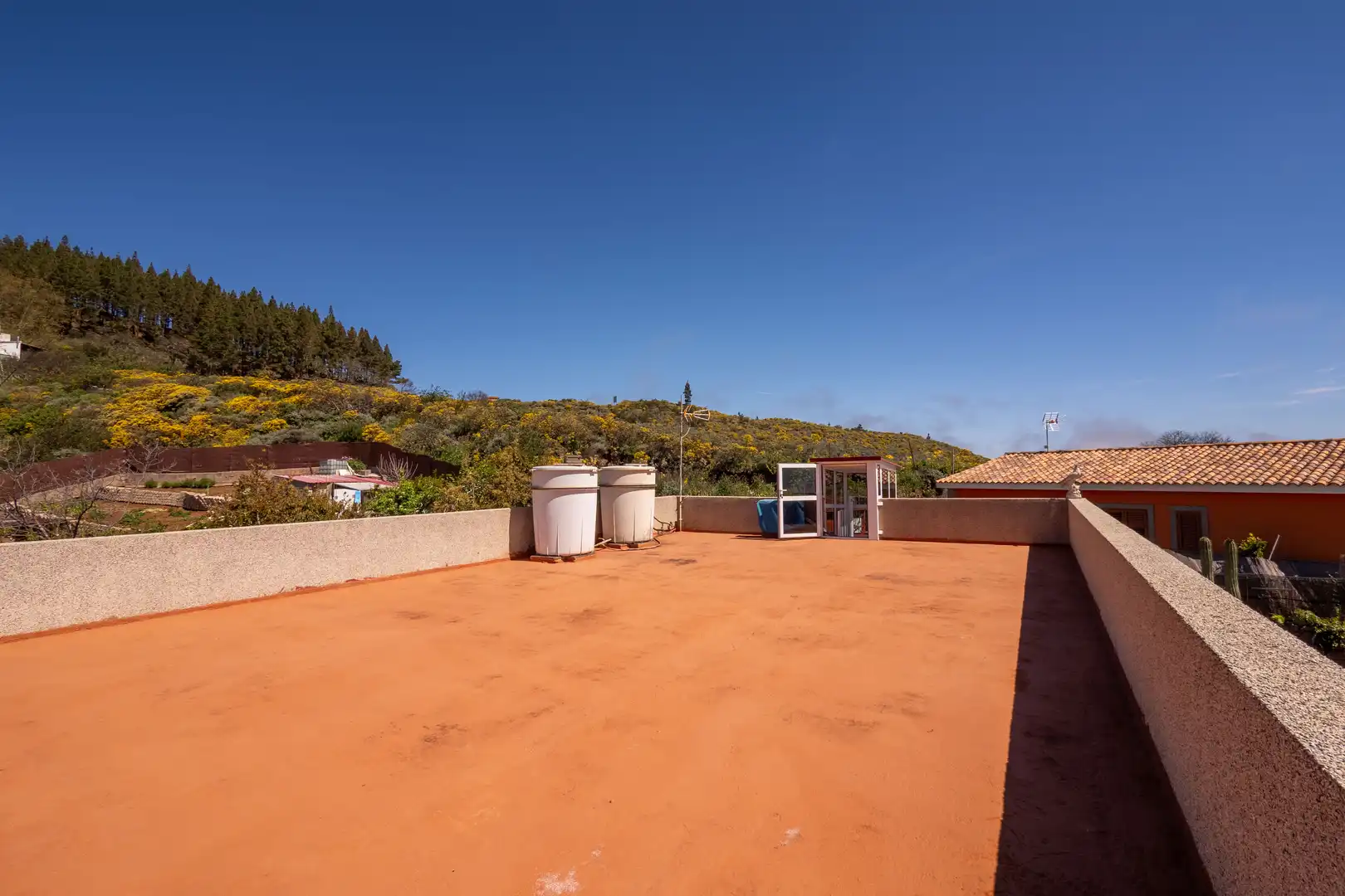 Terrassa de Casa o xalet en venda en Vega de San Mateo amb Calefacció, Jardí privat i Terrassa