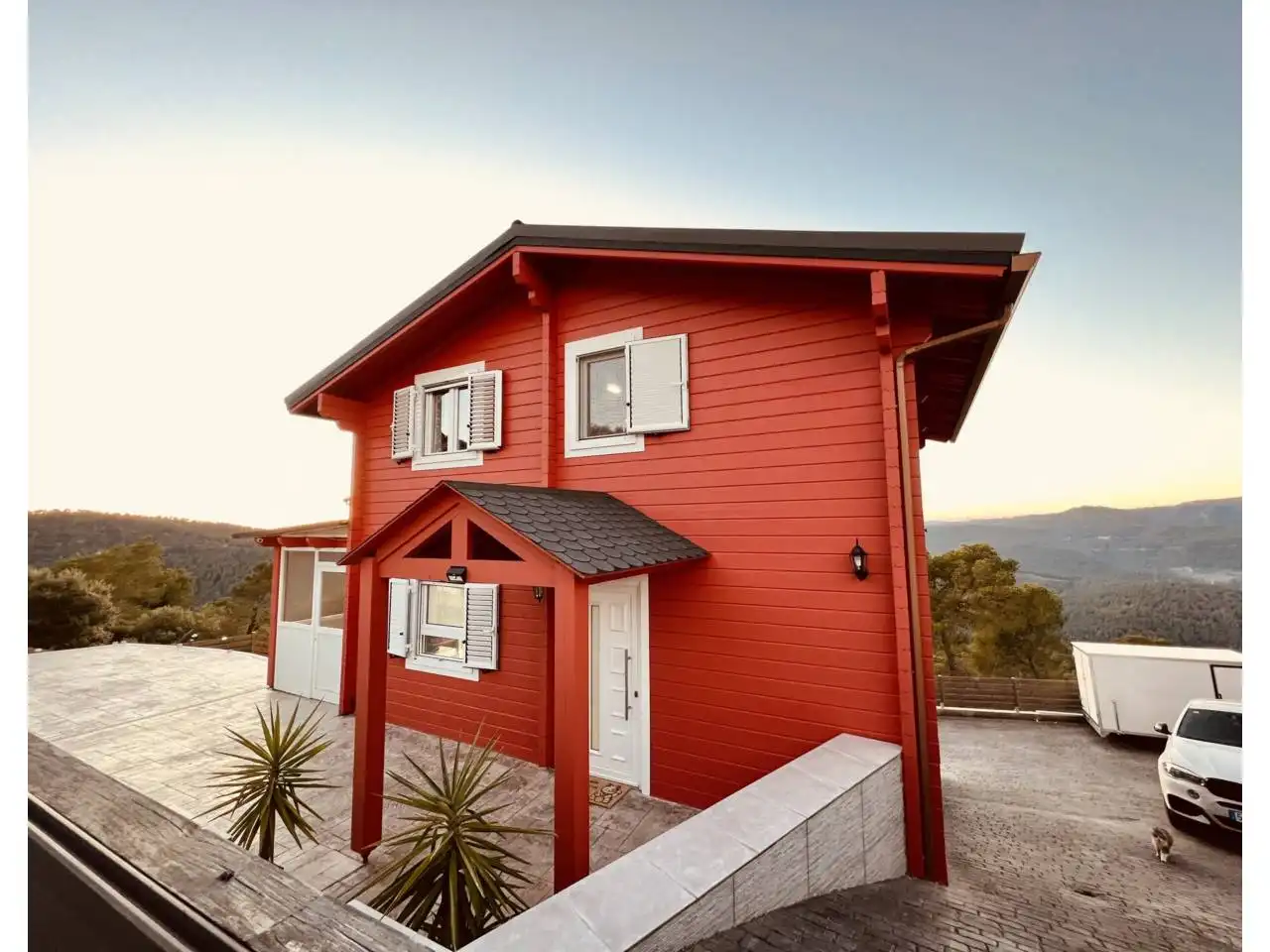 Vista exterior de Casa o chalet en venta en Caldes de Montbui con Calefacción, Jardín privado y Parquet