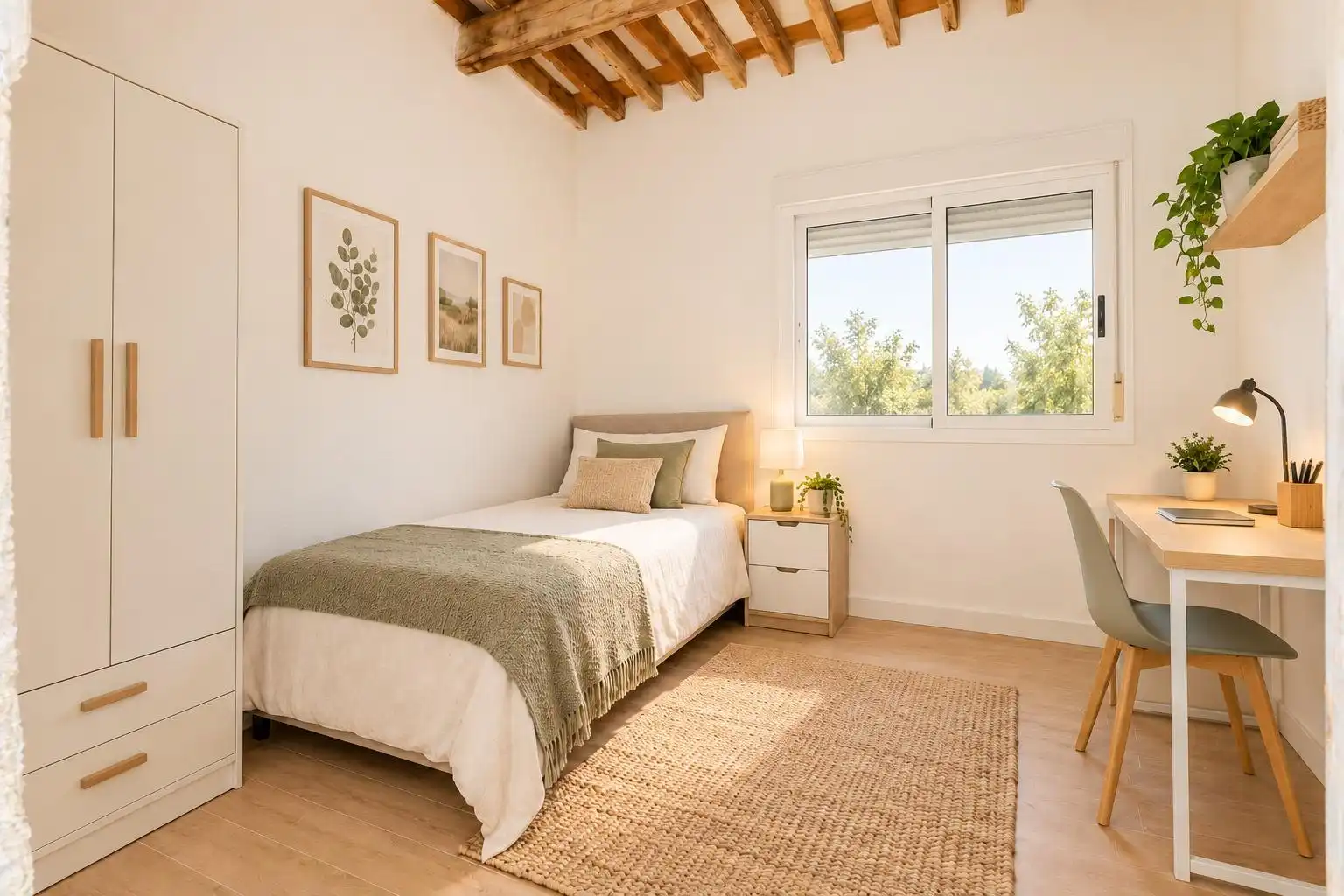 Bedroom of Flat for share in Almería