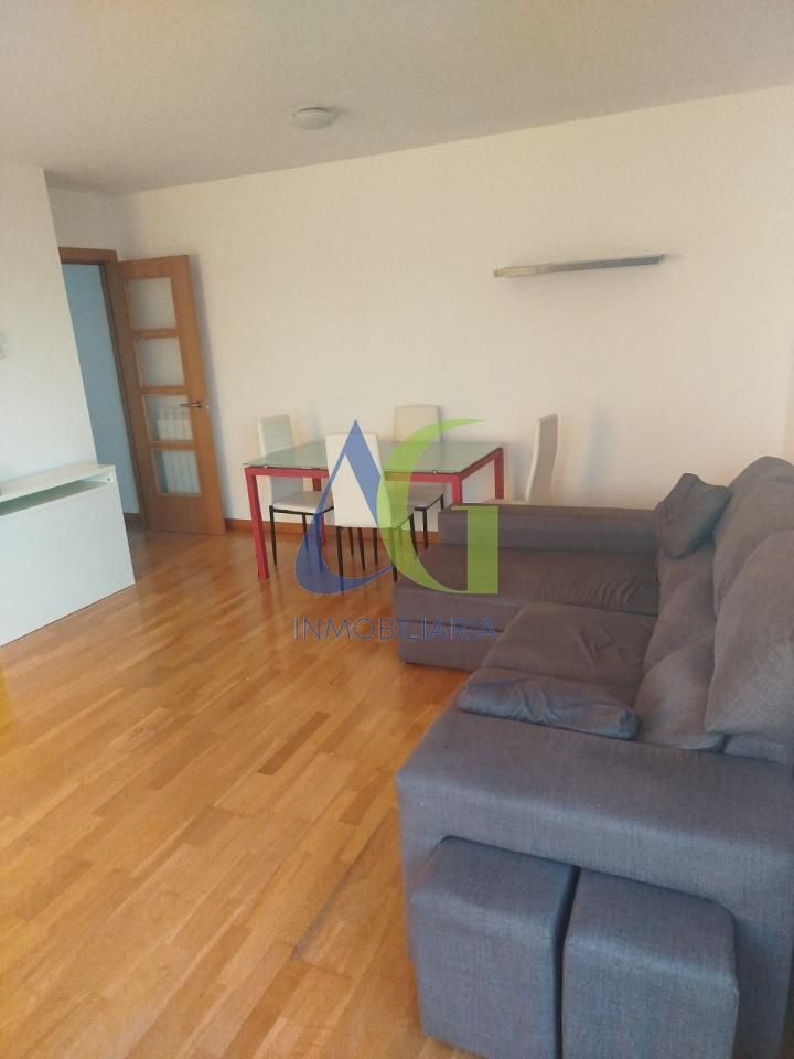 Living room of Flat for sale in León Capital   with Heating, Parquet flooring and Terrace