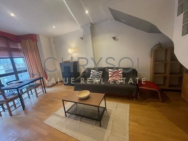 Sala d'estar de Dúplex en venda en  Barcelona Capital amb Aire condicionat, Calefacció i Balcó