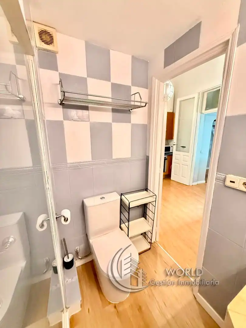 Bathroom of Flat for rent in Madrid  with Heating, Furnished and Washing machine