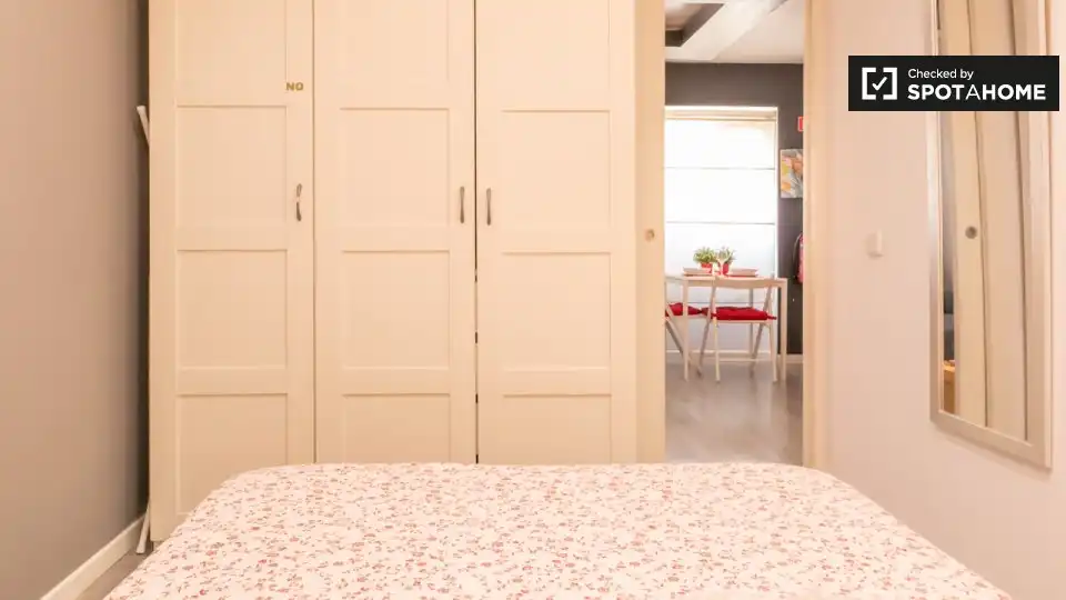 Habitación de Piso de alquiler en Madrid con Aire acondicionado, Calefacción y Amueblado