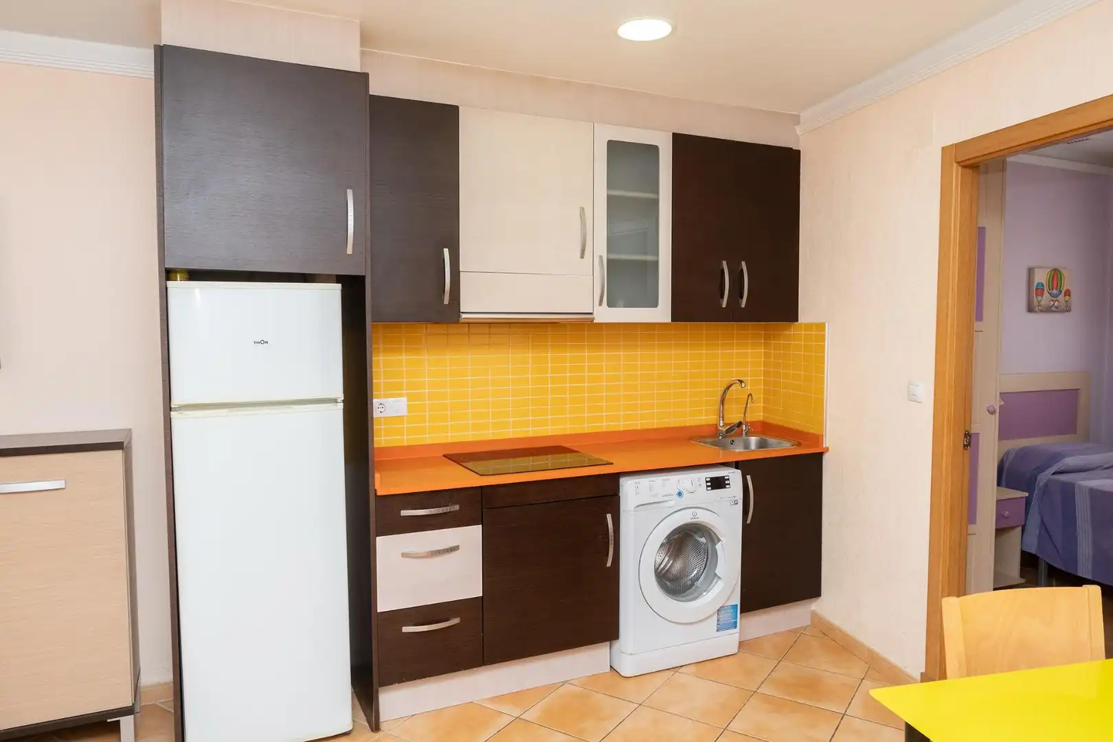 Cuina de Apartament en venda en Formentera del Segura amb Aire condicionat, Terrassa i Moblat