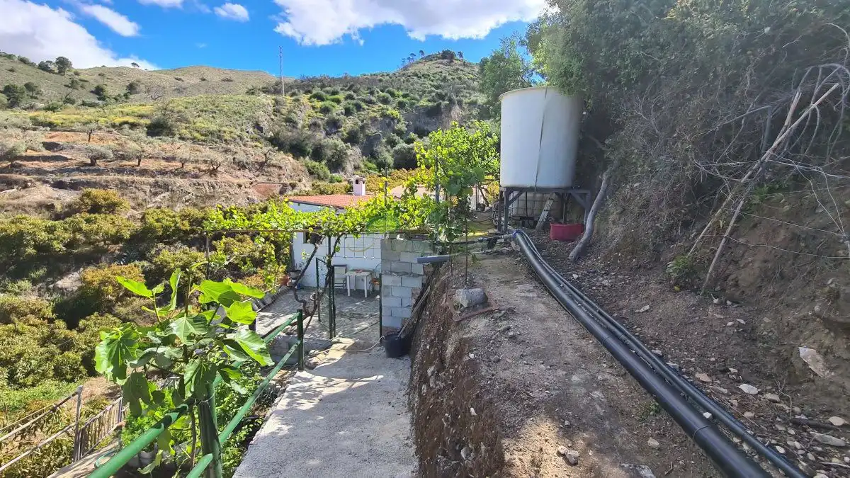 Vista exterior de Finca rústica en venta en Cómpeta con Jardín privado, Terraza y Trastero