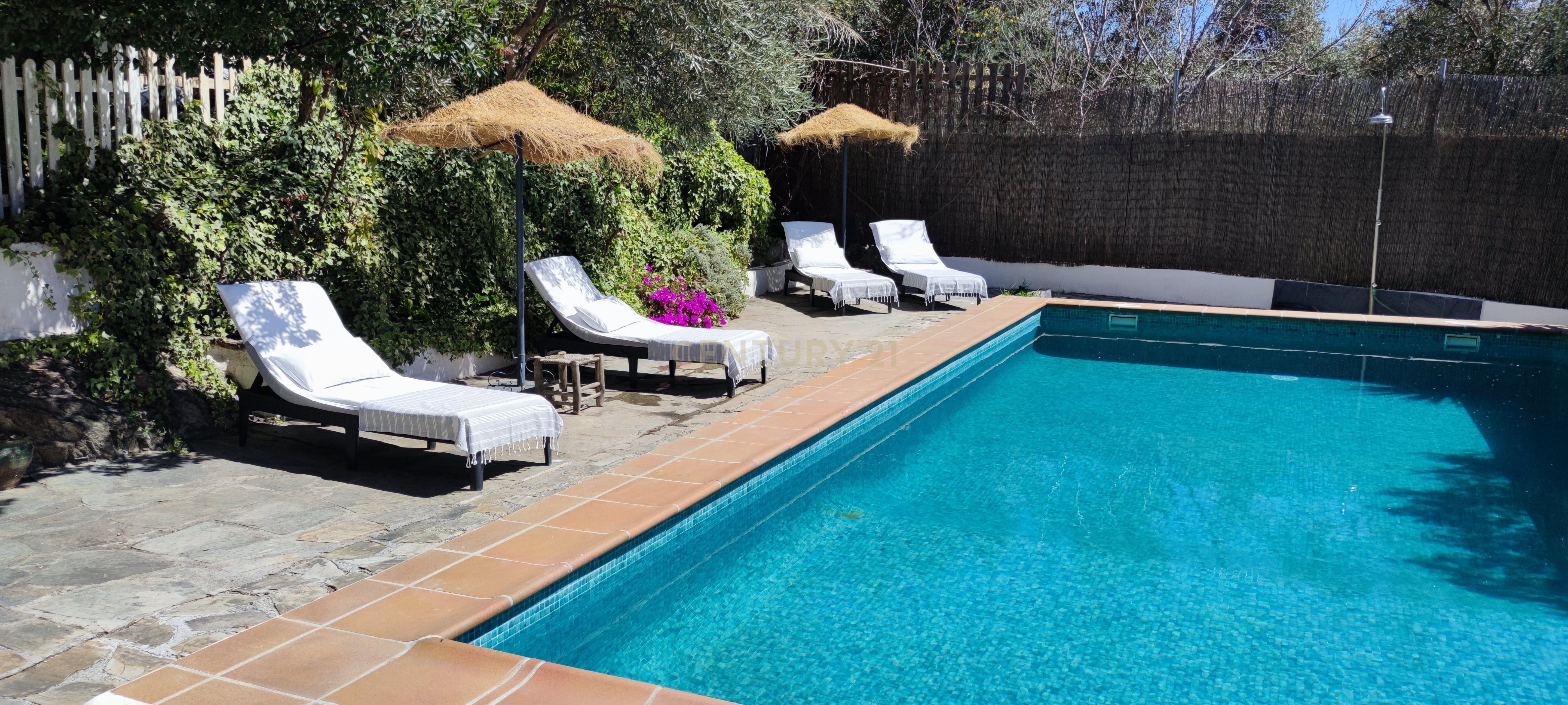 Swimming pool of Houses for sale in La Taha  with Private garden, Storage room and Swimming Pool