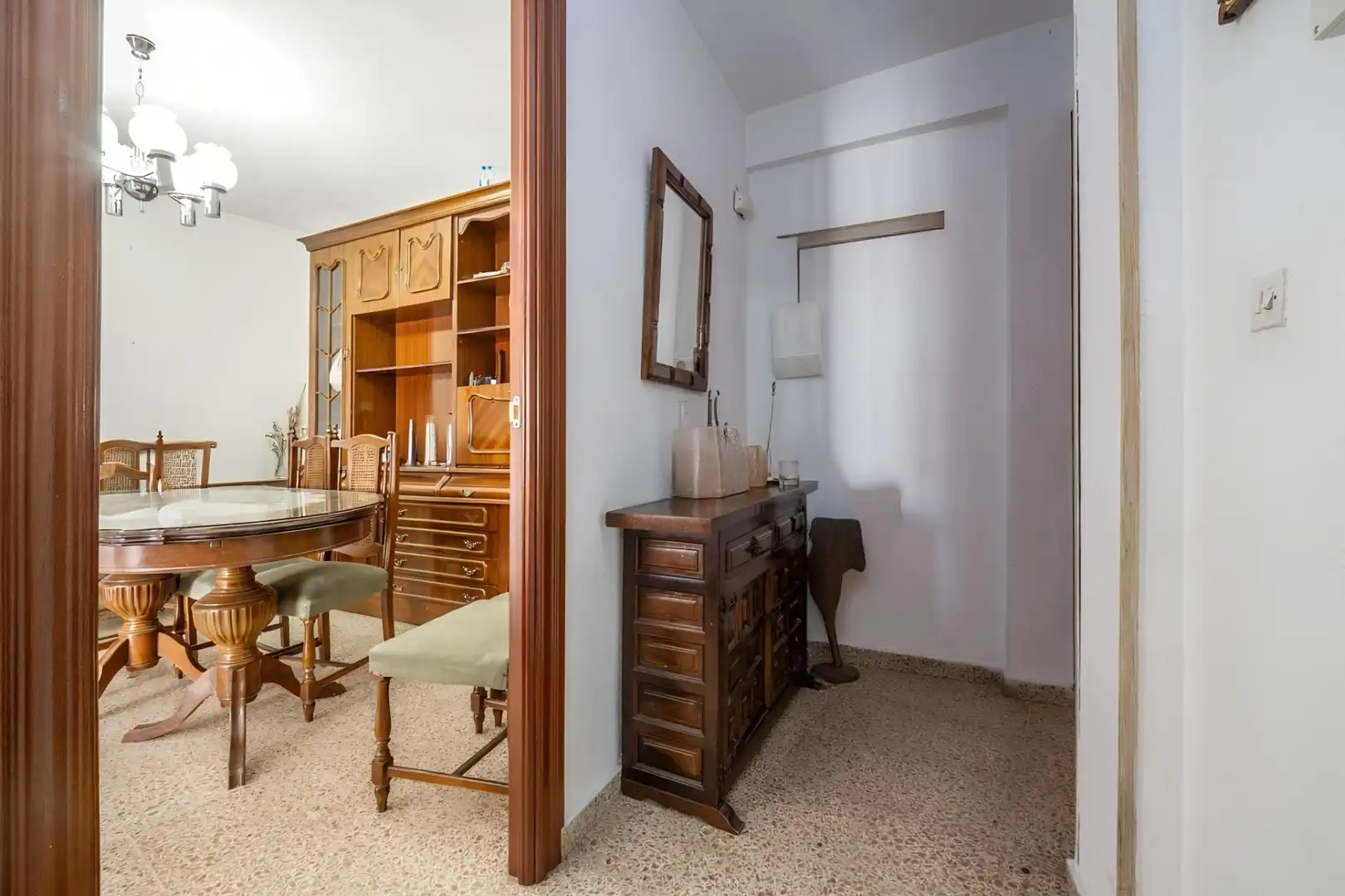 Bedroom of Flat for sale in Granada  with Air Conditioner and Balcony