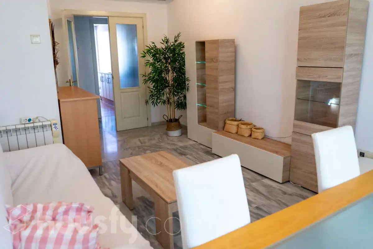 Wohnzimmer von Wohnung zur Miete in Sevilla mit Klimaanlage, Heizung und Terrasse