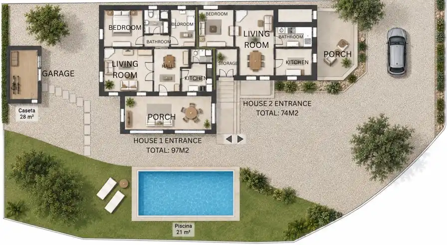 Casa con piscina in vendita a La Muela 1, imagen 56