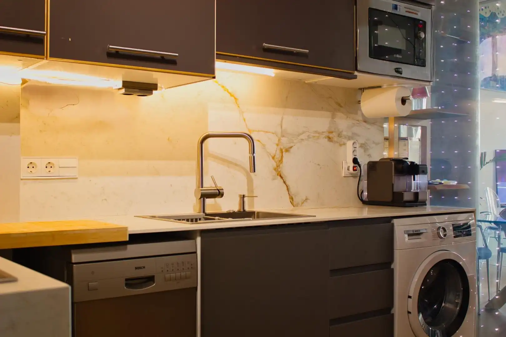 Küche von Wohnung zum Verkauf in San Sebastián de los Reyes mit Klimaanlage, Heizung und Terrasse