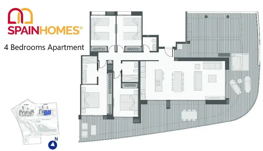 Appartement compact avec terrasse à vendre à Playa de Poniente, imagen 19