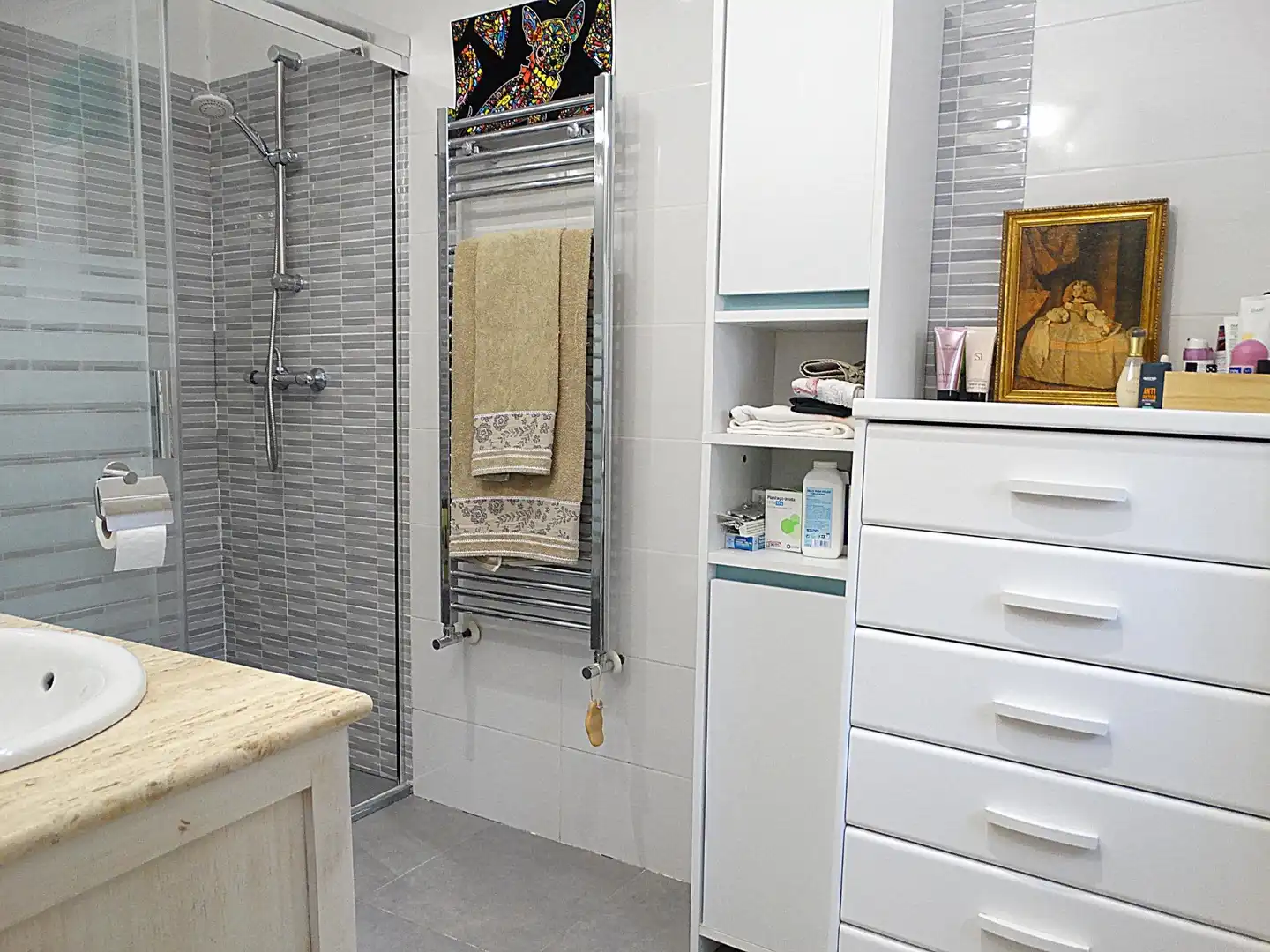 Baño de Casa o chalet en venta en Arganda del Rey con Aire acondicionado, Calefacción y Jardín privado