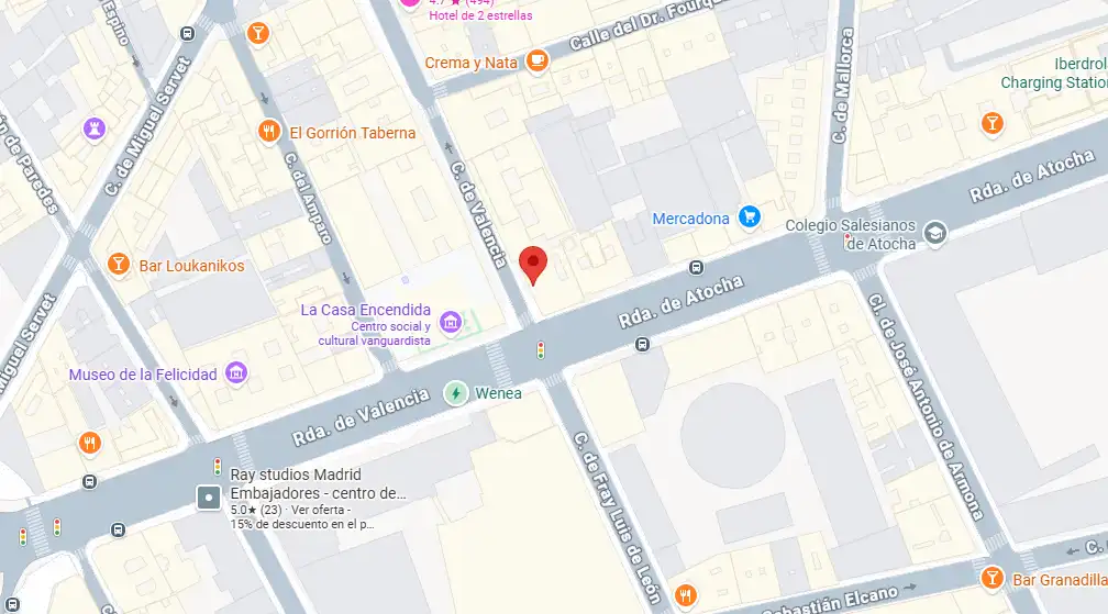 Außenansicht von Garage zur Miete in Madrid