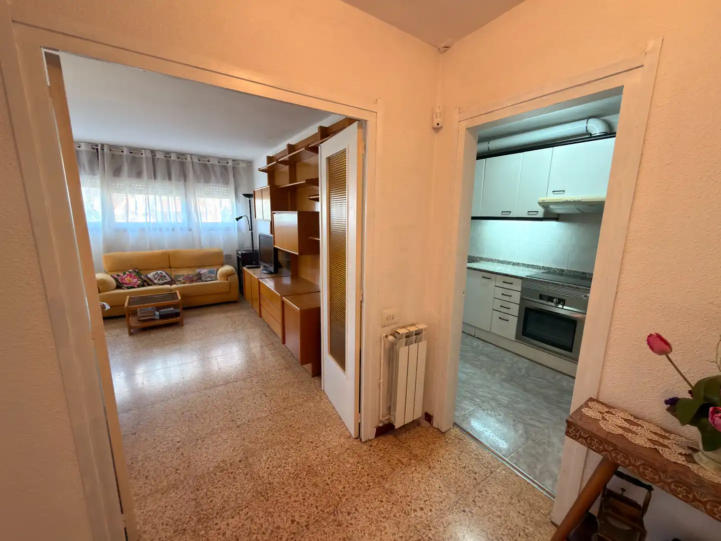 Cocina de Piso en venta en Lleida con Calefacción, Trastero y Amueblado
