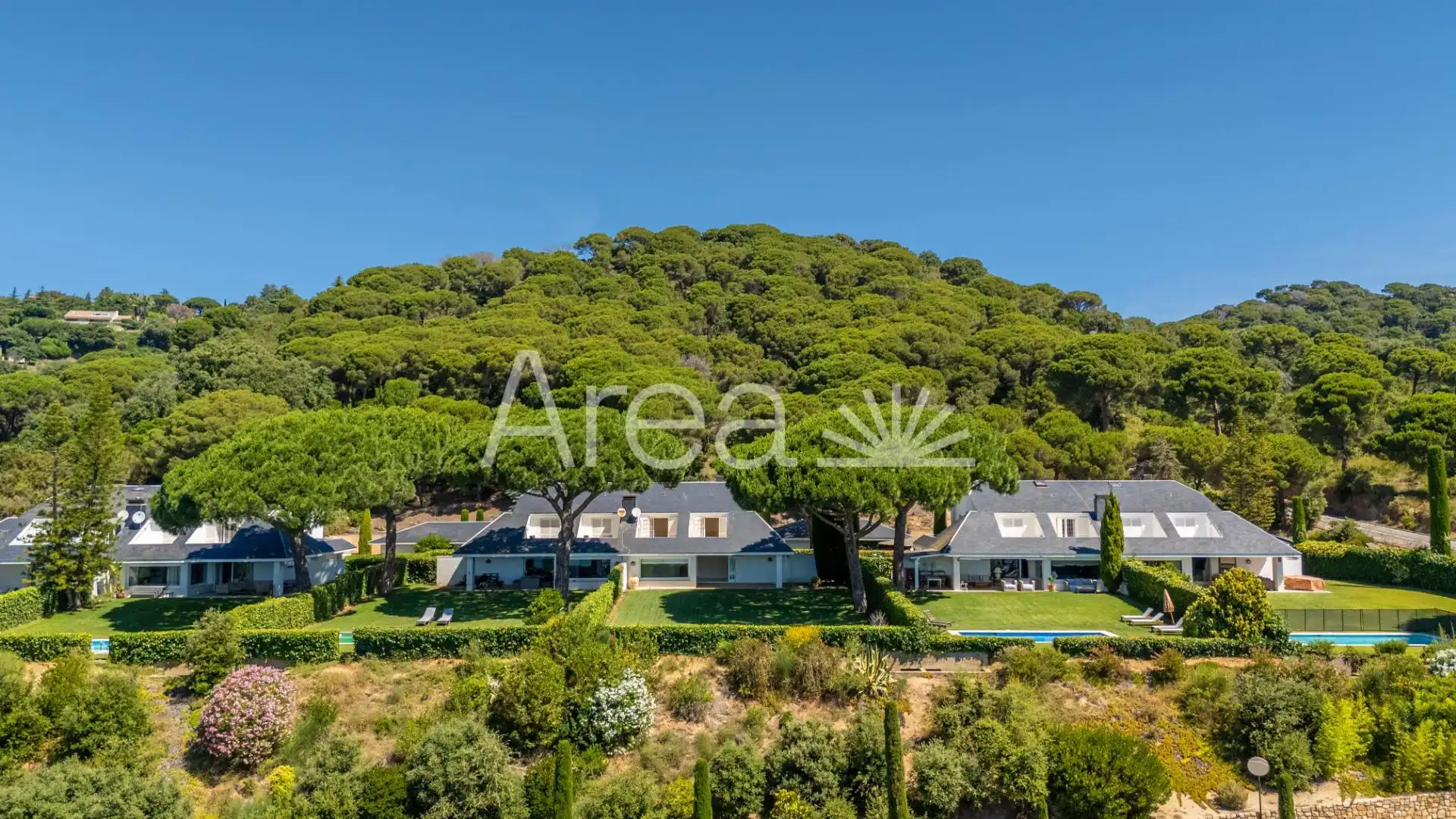 Exterior view of Houses for rent in Sant Andreu de Llavaneres  with Air Conditioner, Heating and Private garden