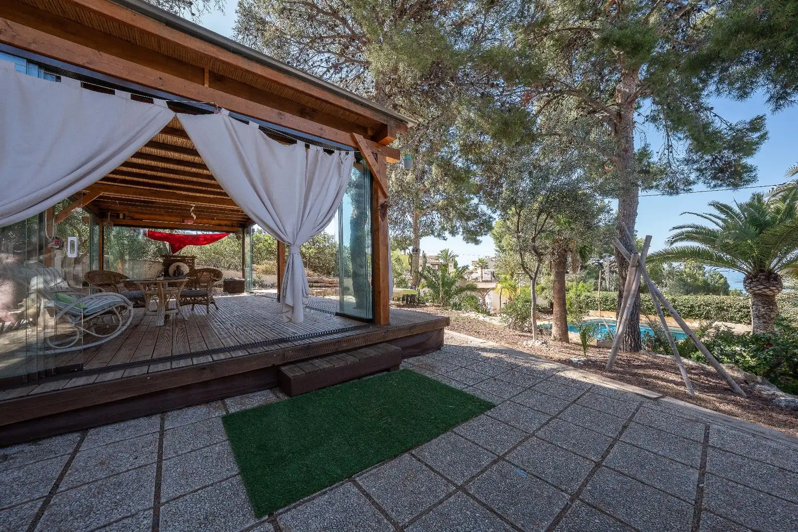 Terraza de Casa o chalet en venta en El Campello con Aire acondicionado, Calefacción y Jardín privado