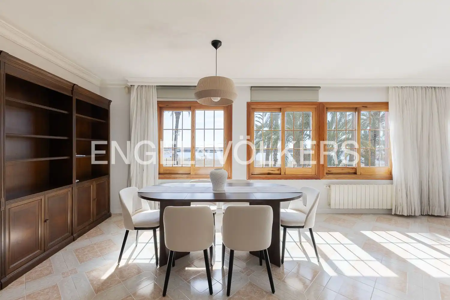 Comedor de Casa o chalet de alquiler en La Pobla de Farnals con Aire acondicionado, Calefacción y Jardín privado