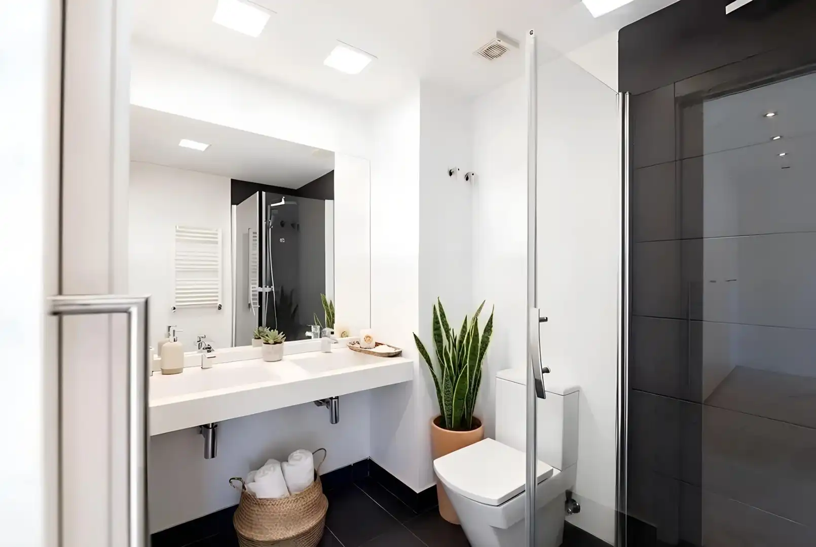 Baño de Ático en venta en Madrid con Aire acondicionado, Calefacción y Terraza