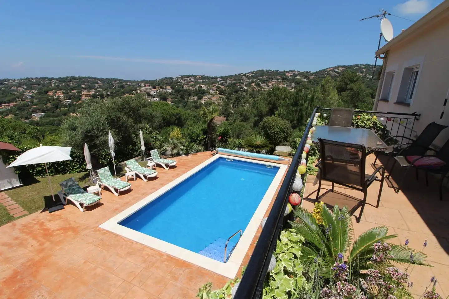 Piscina de Casa o xalet en venda en Lloret de Mar amb Aire condicionat, Jardí privat i Terrassa