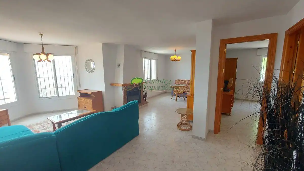 Sala de estar de Finca rústica de alquiler en Torrox con Terraza