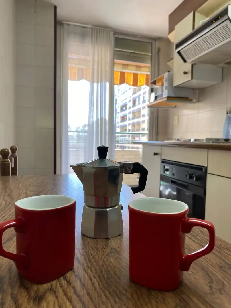 Küche von Wohnung zum Verkauf in Tudela mit Heizung, Terrasse und Möbliert