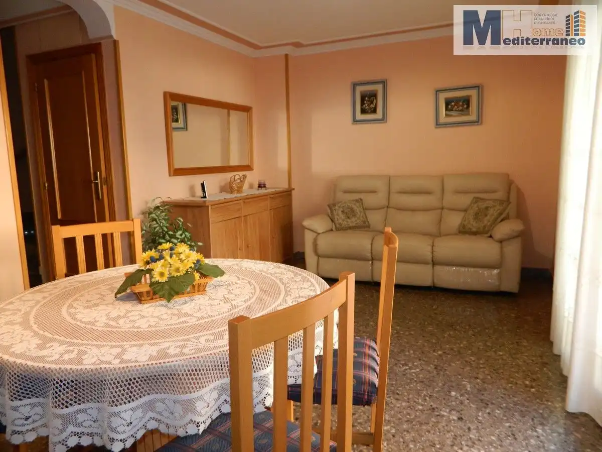 Sala d'estar de Apartament de lloguer en Canet d'En Berenguer amb Aire condicionat, Calefacció i Terrassa
