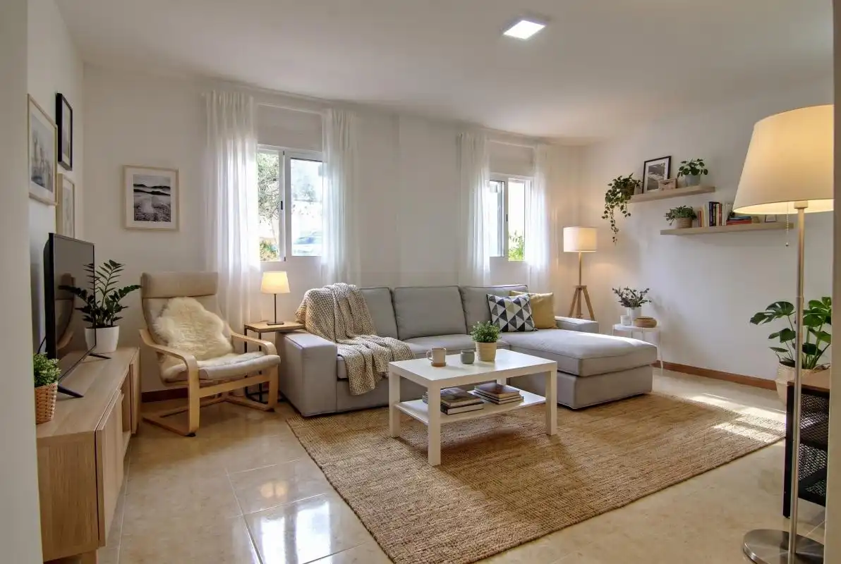 Sala de estar de Piso en venta en Alicante / Alacant con Calefacción