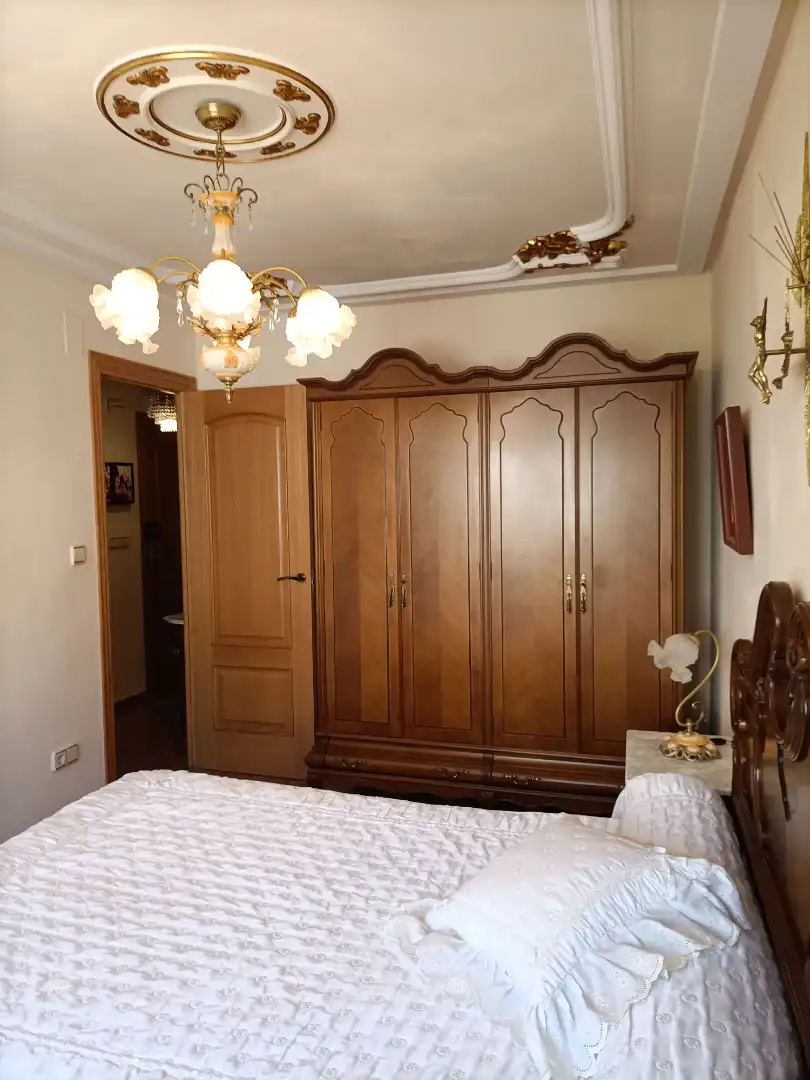 Bedroom of Flat for sale in Castellnovo  with Terrace, Furnished and Balcony