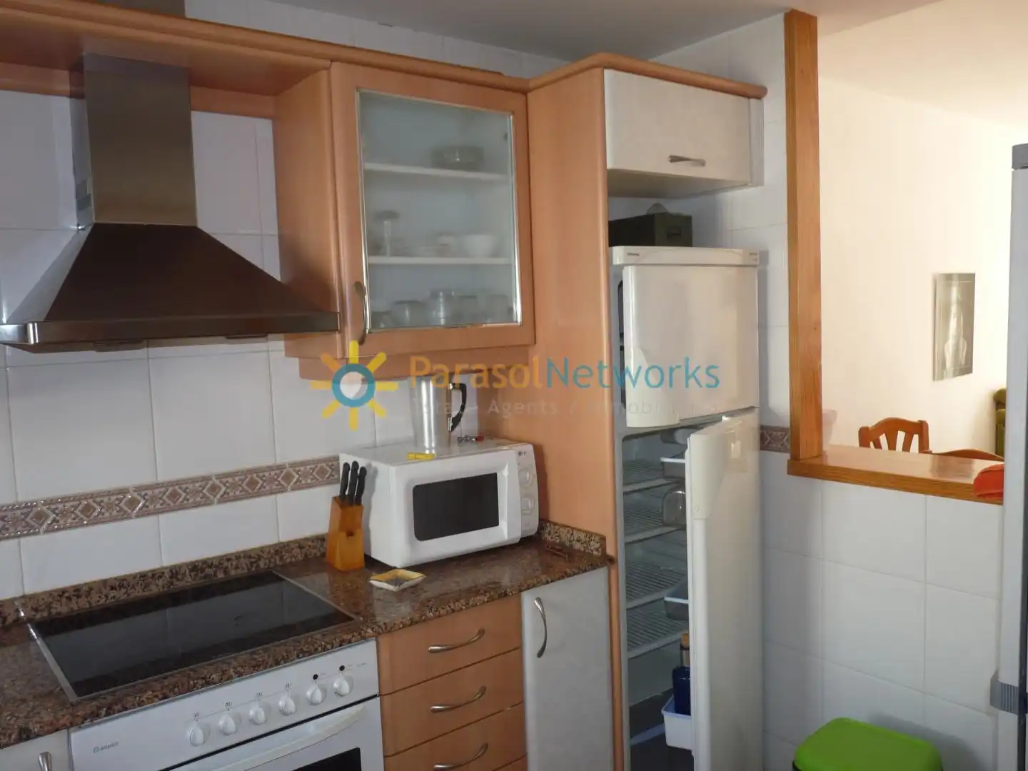 Cocina de Apartamento de alquiler en Dénia con Aire acondicionado, Calefacción y Terraza