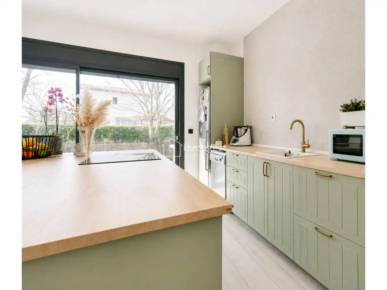 Cocina de Casa o chalet en venta en Sarrià de Ter con Aire acondicionado, Calefacción y Jardín privado