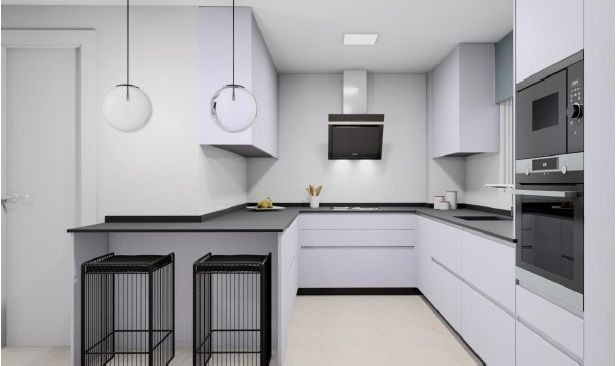 Cuina de Casa adosada en venda en  Huelva Capital amb Piscina