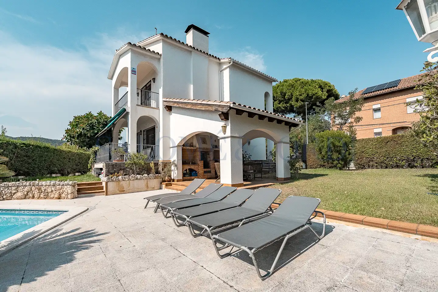 Terraza de Casa o chalet en venta en Vilassar de Dalt con Calefacción, Jardín privado y Piscina
