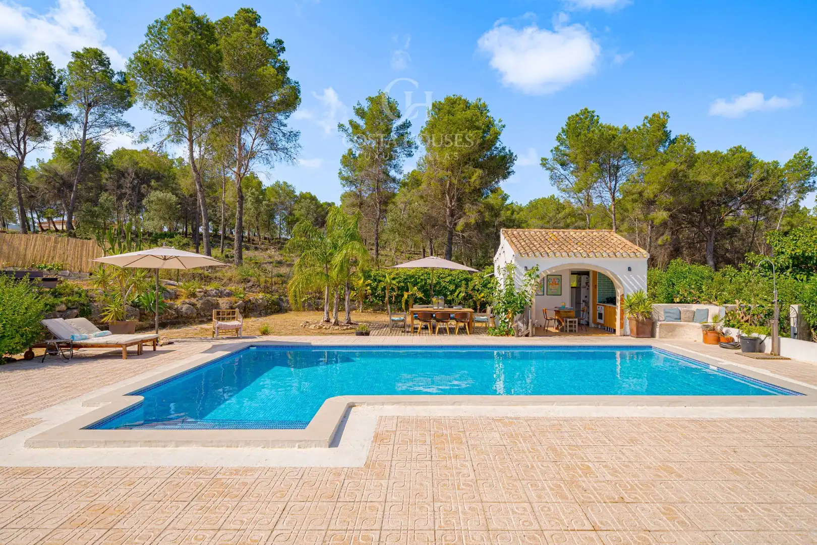 Piscina de Casa o xalet en venda en Jávea / Xàbia amb Aire condicionat, Jardí privat i Terrassa