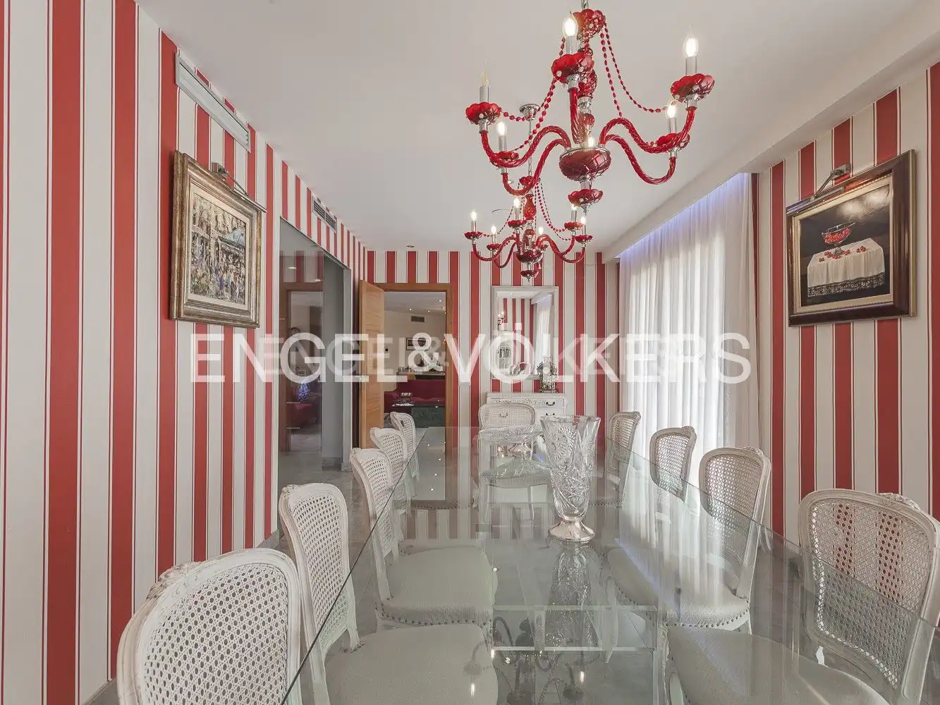 Dining room of Detached homes for sale in Cerdanyola del Vallès  with Air Conditioner, Heating and Private garden