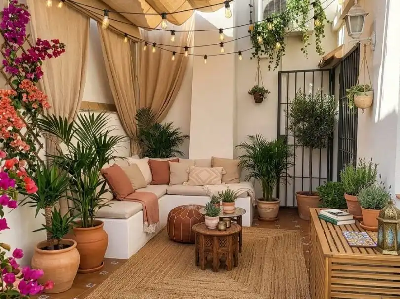 Terraza de Casa adosada en venta en Chiclana de la Frontera con Aire acondicionado, Calefacción y Parquet